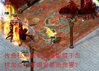 传奇私服新职业暗影猎手怎样加点才能爆发最高伤害? 传奇私服新职业暗影猎手怎样加点才能爆发最高伤害?