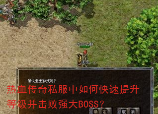 热血传奇私服中如何快速提升等级并击败强大BOSS? 热血传奇私服中如何快速提升等级并击败强大BOSS?