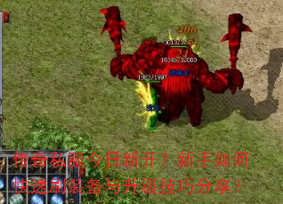 传奇私服今日新开?新手如何快速刷装备与升级技巧分享? 传奇私服今日新开?新手如何快速刷装备与升级技巧分享?