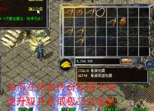 如何在热血传奇私服中快速升级并获取极品装备? 如何在热血传奇私服中快速升级并获取极品装备?